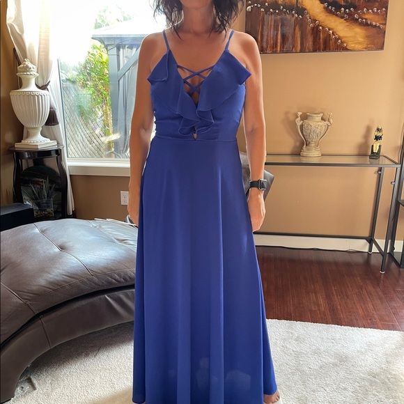 Blue Summer Dress - Picture 8 of 9